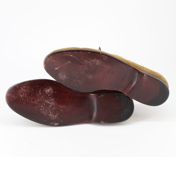 Rick Pallack Oxford Shoes Mens 9 Brown Suede Quilted Lace Up Leather Sole Oxford main image 3